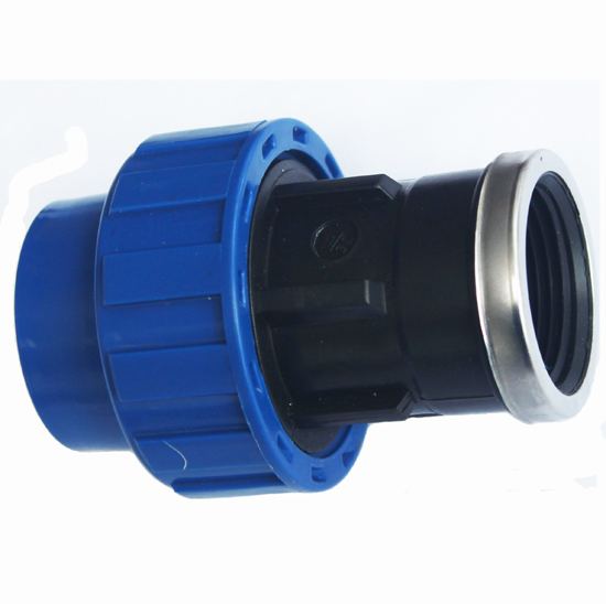 PP Compression Fitting Pipe Coupling Joint Female Adapter 63mm